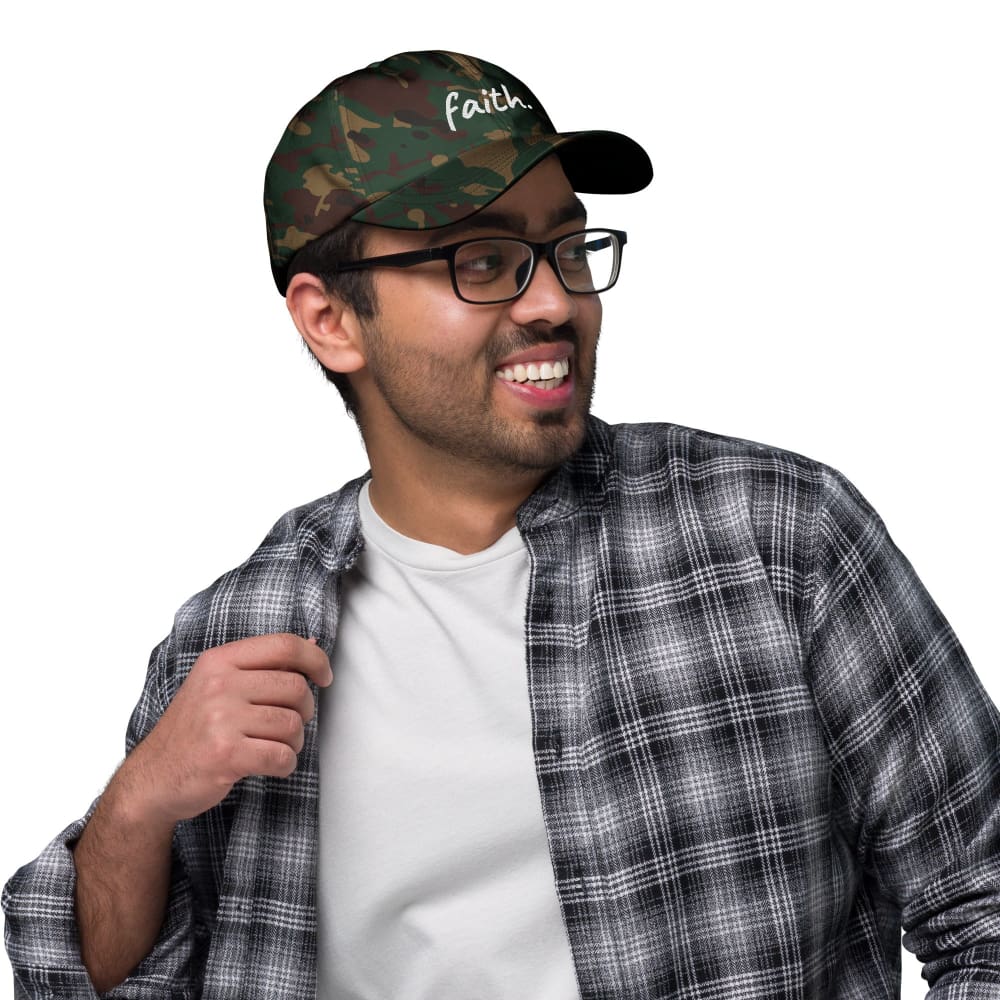 Faith Scribble Christian Cotton Baseball Cap